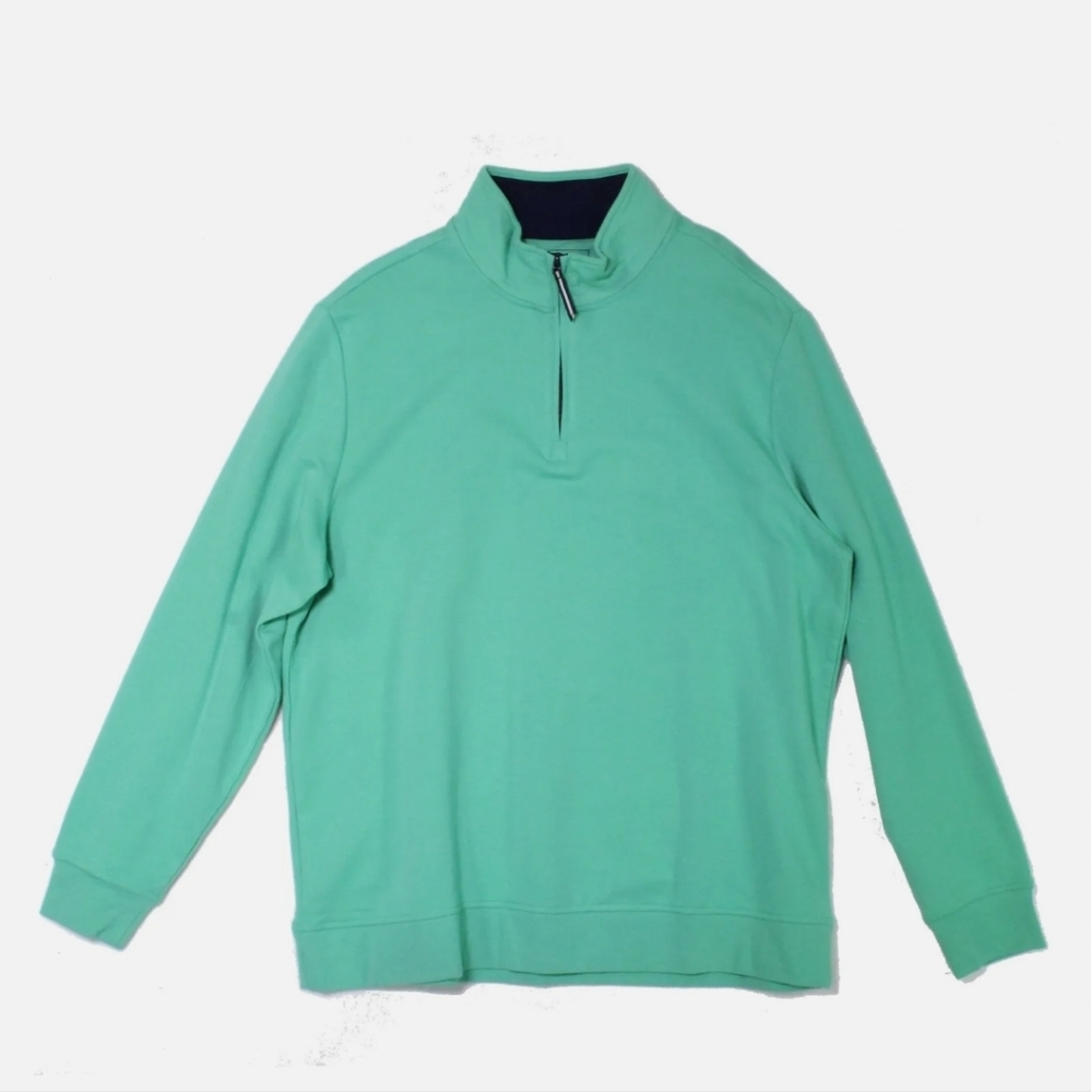 Club Rm Catalina Green cotton 1/4 zip